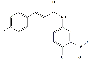 (E)-N-(4-chloro-3-nitrophenyl)-3-(4-fluorophenyl)-2-propenamide