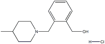 {2-[(4-methylpiperidin-1-yl)methyl]phenyl}methanol hydrochloride