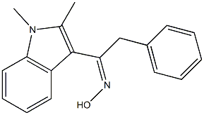 1-(1,2-dimethyl-1H-indol-3-yl)-2-phenyl-1-ethanone oxime