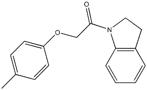 1-(2,3-dihydro-1H-indol-1-yl)-2-(4-methylphenoxy)-1-ethanone|