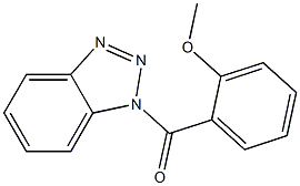 1H-1,2,3-benzotriazol-1-yl(2-methoxyphenyl)methanone Structure