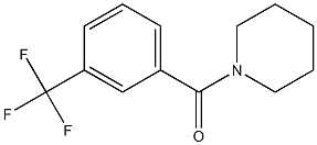 1-piperidinyl[3-(trifluoromethyl)phenyl]methanone,,结构式