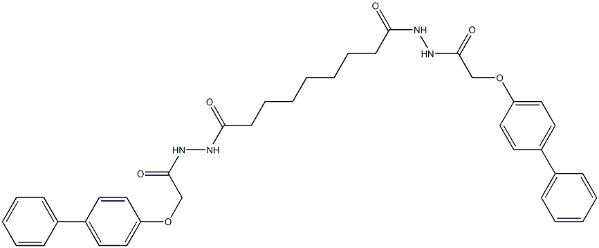 2-([1,1'-biphenyl]-4-yloxy)-N'-(9-{2-[2-([1,1'-biphenyl]-4-yloxy)acetyl]hydrazino}-9-oxononanoyl)acetohydrazide