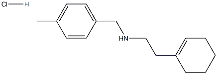 2-(1-cyclohexen-1-yl)-N-(4-methylbenzyl)-1-ethanamine hydrochloride