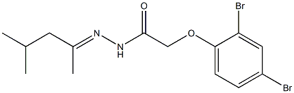  2-(2,4-dibromophenoxy)-N'-[(E)-1,3-dimethylbutylidene]acetohydrazide