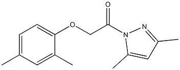 2-(2,4-dimethylphenoxy)-1-(3,5-dimethyl-1H-pyrazol-1-yl)-1-ethanone