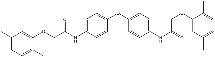 2-(2,5-dimethylphenoxy)-N-[4-(4-{[2-(2,5-dimethylphenoxy)acetyl]amino}phenoxy)phenyl]acetamide|