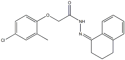  2-(4-chloro-2-methylphenoxy)-N'-[3,4-dihydro-1(2H)-naphthalenylidene]acetohydrazide