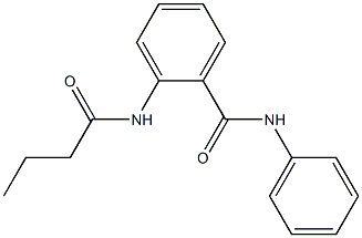 2-(butyrylamino)-N-phenylbenzamide Structure