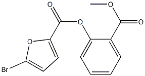 2-(methoxycarbonyl)phenyl 5-bromo-2-furoate,,结构式