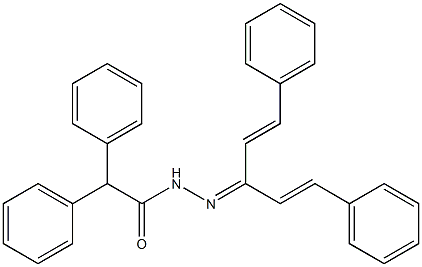 2,2-diphenyl-N'-{(E)-3-phenyl-1-[(E)-2-phenylethenyl]-2-propenylidene}acetohydrazide