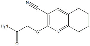 2-[(3-cyano-5,6,7,8-tetrahydro-2-quinolinyl)sulfanyl]acetamide