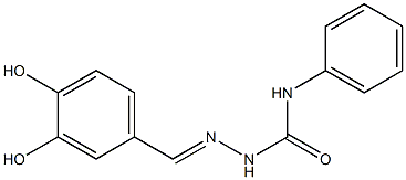 2-[(E)-(3,4-dihydroxyphenyl)methylidene]-N-phenyl-1-hydrazinecarboxamide