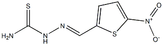 2-[(E)-(5-nitro-2-thienyl)methylidene]-1-hydrazinecarbothioamide Structure