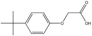 2-[4-(tert-butyl)phenoxy]acetic acid,,结构式