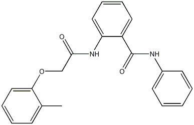  2-{[2-(2-methylphenoxy)acetyl]amino}-N-phenylbenzamide