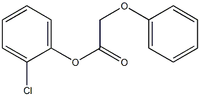 2-chlorophenyl 2-phenoxyacetate,,结构式