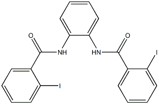 2-iodo-N-{2-[(2-iodobenzoyl)amino]phenyl}benzamide 化学構造式