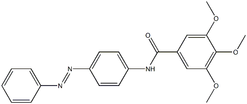 3,4,5-trimethoxy-N-{4-[(E)-2-phenyldiazenyl]phenyl}benzamide