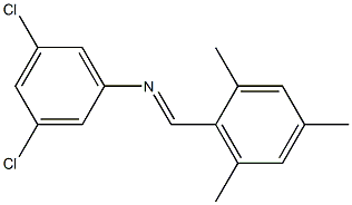  N-(3,5-dichlorophenyl)-N-[(E)-mesitylmethylidene]amine