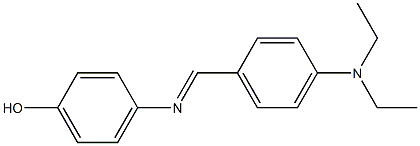 4-({(E)-[4-(diethylamino)phenyl]methylidene}amino)phenol Structure