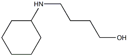 4-(cyclohexylamino)-1-butanol,,结构式