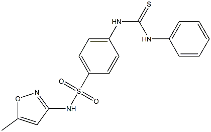 4-[(anilinocarbothioyl)amino]-N-(5-methyl-3-isoxazolyl)benzenesulfonamide