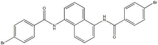 4-bromo-N-{5-[(4-bromobenzoyl)amino]-1-naphthyl}benzamide