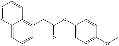 4-methoxyphenyl 2-(1-naphthyl)acetate|