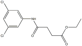 ethyl 4-(3,5-dichloroanilino)-4-oxobutanoate Structure