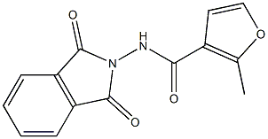 N-(1,3-dioxo-1,3-dihydro-2H-isoindol-2-yl)-2-methyl-3-furamide Struktur