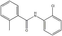 N-(2-chlorophenyl)-2-methylbenzamide,,结构式
