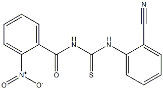 N-(2-cyanophenyl)-N'-(2-nitrobenzoyl)thiourea