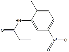 N-(2-methyl-5-nitrophenyl)propanamide 化学構造式