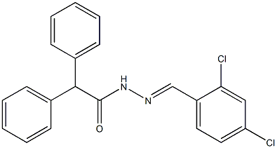 N'-[(E)-(2,4-dichlorophenyl)methylidene]-2,2-diphenylacetohydrazide