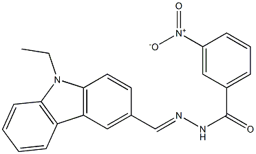 N'-[(E)-(9-ethyl-9H-carbazol-3-yl)methylidene]-3-nitrobenzohydrazide