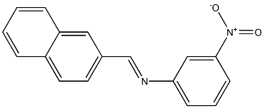 N-[(E)-2-naphthylmethylidene]-N-(3-nitrophenyl)amine