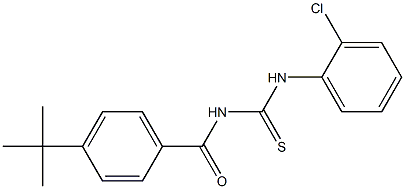 N-[4-(tert-butyl)benzoyl]-N'-(2-chlorophenyl)thiourea