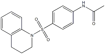 N-{4-[3,4-dihydro-1(2H)-quinolinylsulfonyl]phenyl}acetamide