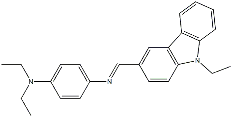 N-[4-(diethylamino)phenyl]-N-[(E)-(9-ethyl-9H-carbazol-3-yl)methylidene]amine