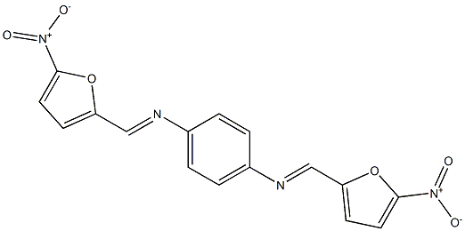 N-[(E)-(5-nitro-2-furyl)methylidene]-N-(4-{[(E)-(5-nitro-2-furyl)methylidene]amino}phenyl)amine|