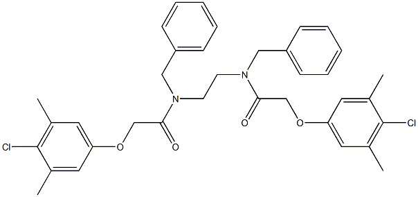 N-benzyl-N-(2-{benzyl[2-(4-chloro-3,5-dimethylphenoxy)acetyl]amino}ethyl)-2-(4-chloro-3,5-dimethylphenoxy)acetamide