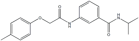  N-isopropyl-3-{[2-(4-methylphenoxy)acetyl]amino}benzamide