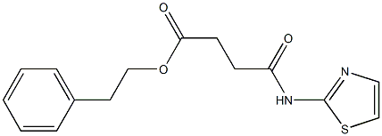 phenethyl 4-oxo-4-(1,3-thiazol-2-ylamino)butanoate