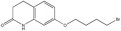 7-(4-bromobutoxy)-3,4-dihydroquinolin-2(1H)-on,,结构式