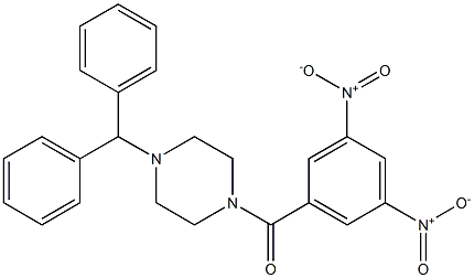 (4-benzhydrylpiperazino)(3,5-dinitrophenyl)methanone