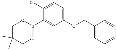 2-(5-Benzyloxy-2-chlorophenyl)-5,5-dimethyl-1,3,2-dioxaborinane|