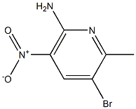 6-Amino-3-bromo-2-methyl-5-nitro-pyridine ,97% 化学構造式