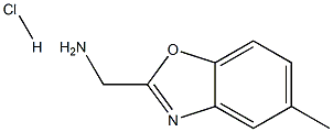 (5-methyl-1,3-benzoxazol-2-yl)methylamine hydrochloride Structure