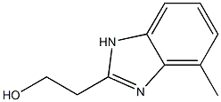 2-(4-methyl-1H-benzimidazol-2-yl)ethanol Struktur
